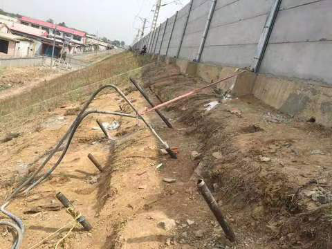 红原基础下沉注浆加固